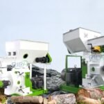 Large wood pellet mill