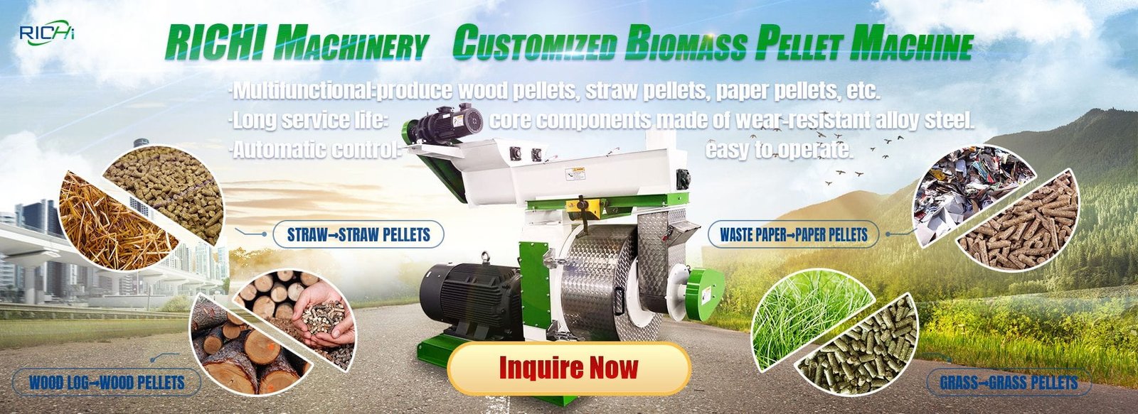 Biomass Pellet Press