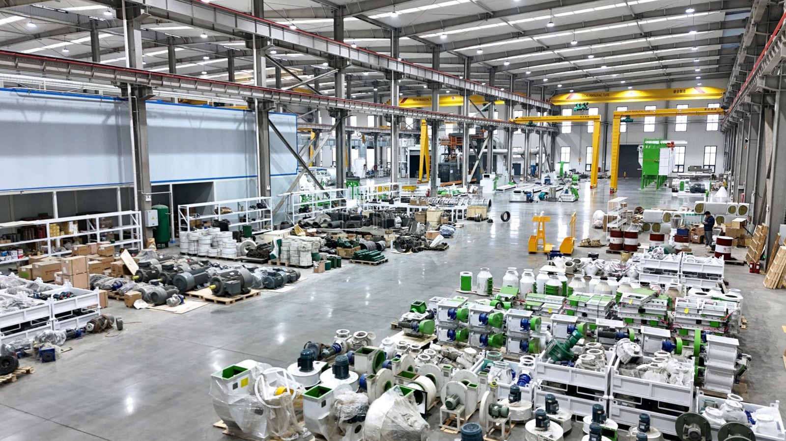 RICHI Machinery factory producing pellet mill equipment